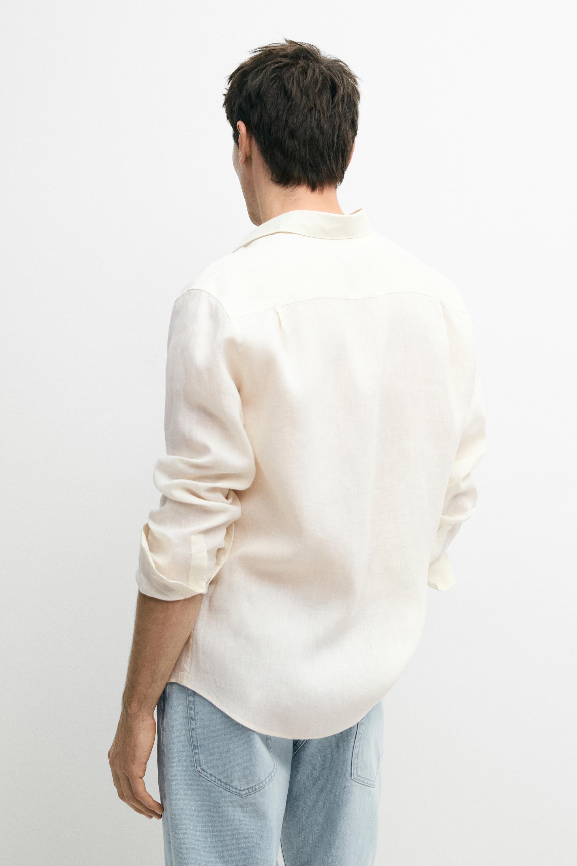 Chemise slim 100 % lin